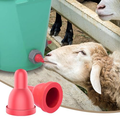 12Pcs Sheep Goat Lamb Milk Nipples Soft Rubber Pacifier - size: 12PCS Lamb pacifier