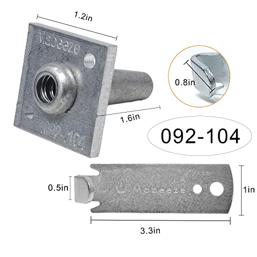 Mabeeze Anchor Vise 12-13 Gauge Wire Tightener, 10 Pack | One-way grip for grape trellis, vineyard, arbor, and fence wire tensioning - size: 12-13 gauge