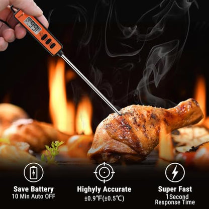 TempPro TempSwif 1 Sec Digital Meat Thermometer for Cooking Food - size: Digital
