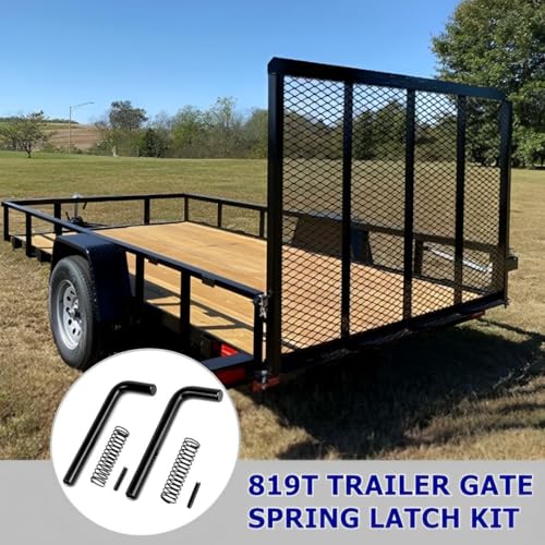 2 Packs Trailer Gate Pin,Utility Trailer Accessories,819T Trailer Gate Spring Latch Kit, Heavy Duty Trailer Gate Latch Repair Kit for Carry-On Utility Trailers