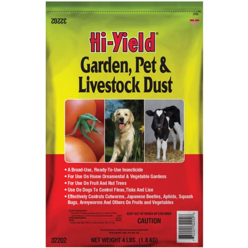 Hi-Yield (32202) Garden, Pet and Livestock Dust, 4 lbs - size: 4 lbs.