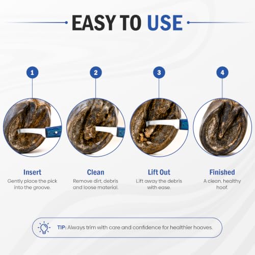 Equine Care Right-Handed Narrow Farrier Hoof Knife, Horses, Ponies, Minis - style: Right-Handed