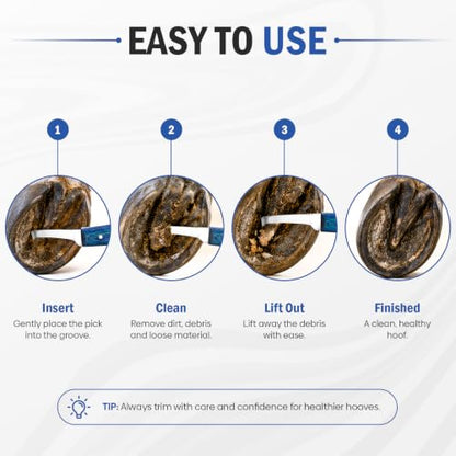 Equine Care Right-Handed Narrow Farrier Hoof Knife, Horses, Ponies, Minis - style: Right-Handed