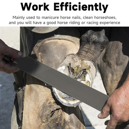 AIWFL 8pcs Farrier Tools Kit Hoof Nipper Horse Hoof Trimmers Farrier Tools Horseshoe Cutting Pliers, Hoof Rasp File, Goat Hoof Shear,Can Easily Trim The Hooves of Horses, Cows, Goat, Sheep, Donkeys