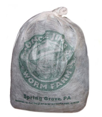 Uncle Jim's Worm Farm 1000 Count Red Wiggler Composting Worms Mix for Garden Soil or Fishing | Pack of Compost Worms Improves Soil Structure and Quality for Healthier Gardens