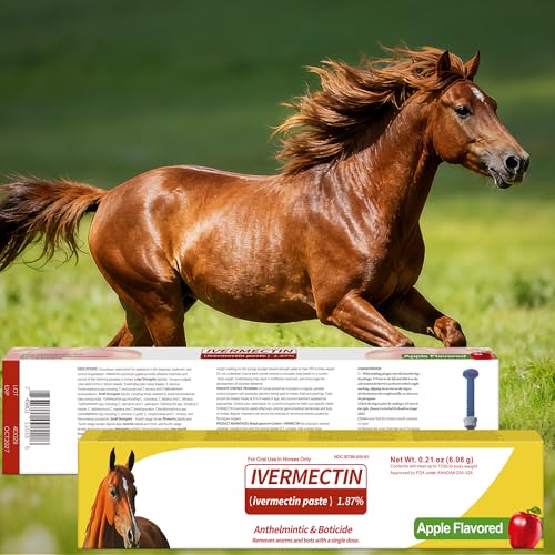 Horse Paste 1.87% – 4 Pack (6.08g Each) Apple Flavored Oral for Horses