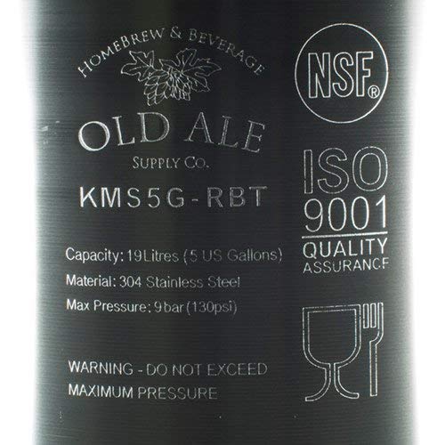 5 Gallon Home Brew Keg - New Ball Lock - Stainless Steel Product Tank (6 Pack) - size: 6 Pack