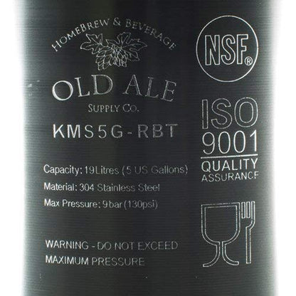 5 Gallon Home Brew Keg - New Ball Lock - Stainless Steel Product Tank (6 Pack) - size: 6 Pack