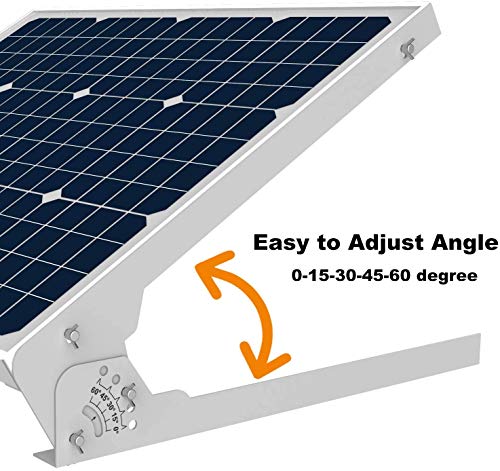 SUNER POWER 12V 50W Solar Battery Charger Maintainer, Built-in UltraSmart MPPT Controller, Adjustable Mount Bracket, Waterproof 50 Watt Solar Panel Kit for 12 Volt SLA Deey Cycle AGM Lifepo4 Battery - size: 50W Ultra