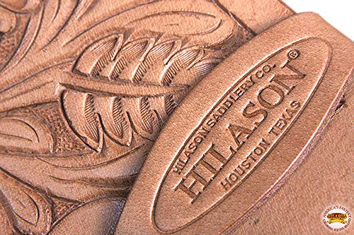 HILASON Tan Leather Saddle Fender Pair with Hobble Strap - color: black