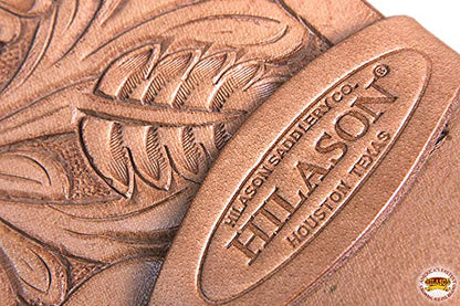 HILASON Tan Leather Saddle Fender Pair with Hobble Strap - color: black