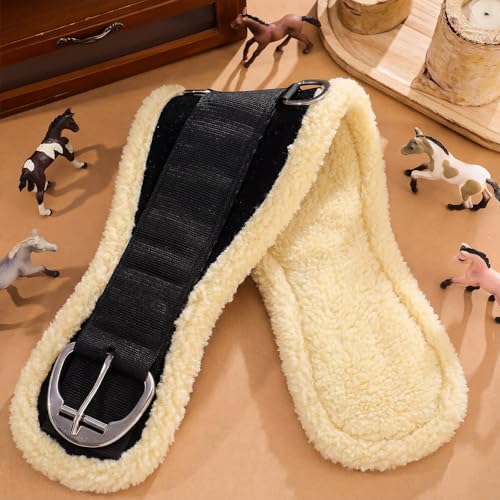 Soulchen Fleece Horse Cinch with Removable Liners 30 Inch Breathable