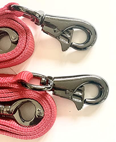 Majestic Ally Pack of 2, Double Thick Trailer Tie for Horse Haulage, with Adjustable Buckle, Panic Snap and Bull Snap – 1 Inch by 36 Inch (Black) - color: Black