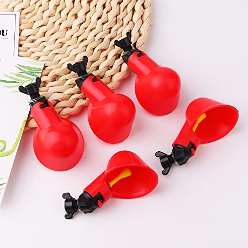 12Pack Chicken Waterer Cups,Poultry Water Cups,Automatic Poultry Waterer for DIY Poultry Quail Duck Chicken Bird Drinker