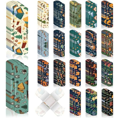 Panelee 120 Pcs Kids Bandages Bulk Waterproof Flexible, Wild Style - style: Wild Style