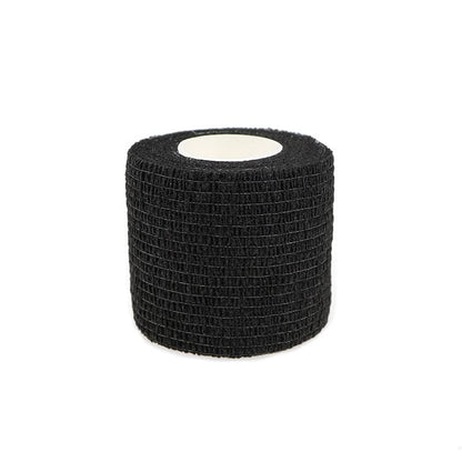 Self Adhesive Bandage Wrap Animal Cohesive Bandage Self Adherent Wrap First Aid Tape for Dogs Cats Horses Birds & Wrist Healing Ankle Sprain (2 Inch Black 12 Rolls) - color: 2 Inch Black 12 Rolls