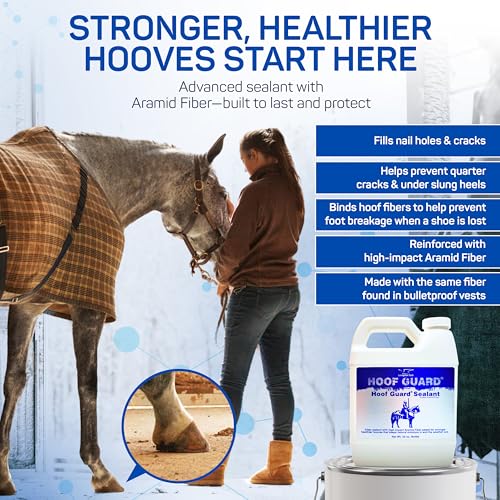 Hoof Guard Sealant Refill, Horse Hoof Protector & Hardener w/Aramid, 32 oz