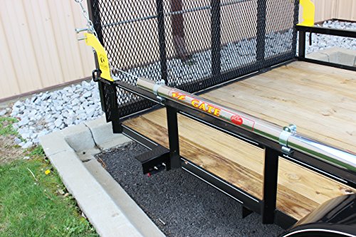 Jungle Jim’s Rapid Latch Trailer Gate Locking System – Easy One-Side Open and Close, Secure with One Padlock, Compatible with Gorilla Lift and EZ Gate, Max Width 6'9"