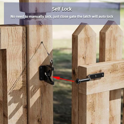 Fence Gate Kit Gate Hardware, 2 Set Anti Sag Gate Kit Heavy Duty No Sag, Anti Twist Gate Frame Corner Brackets Kit Withstand 150 lbs, Gate Hardware Kit for Wood Fence Gate - style: 2 Set