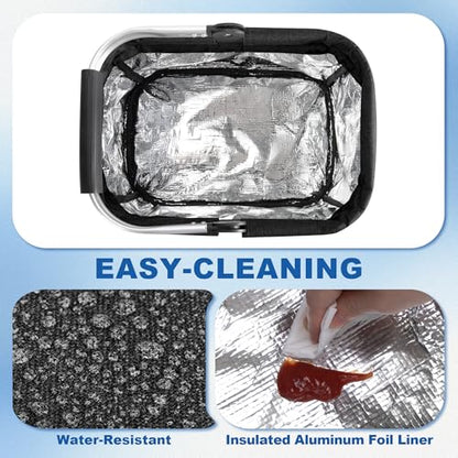 PGmoon Cleaning Caddy Organizer with Handle,Black - color: Black