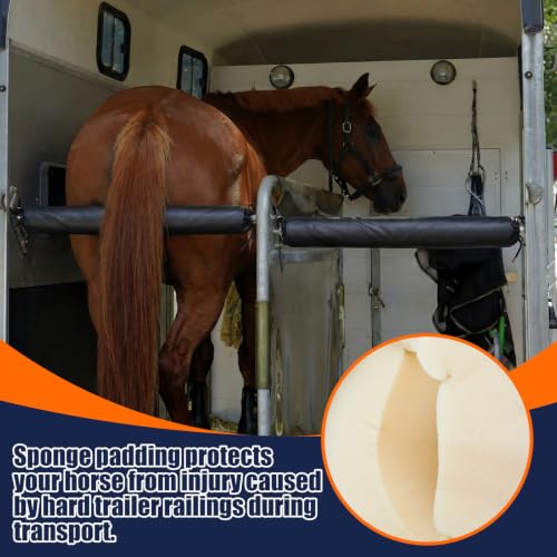 1 Pcs Horse Trailer Chest/Butt Bar Cover,5.25 x 30 Inches