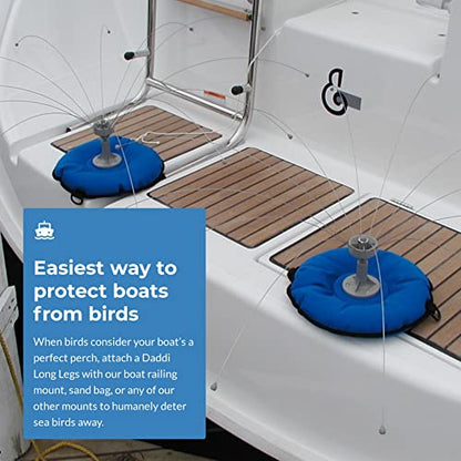 Bird Barrier Daddi Long Legs 2 Ft Bird Spider, Bird Deterrent for Boats