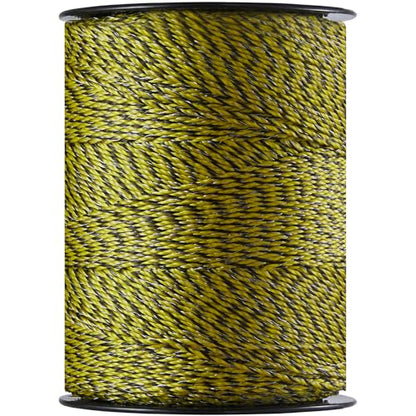 VEVOR Electric Fence Wire, 3366Ft 1026M Portable Polywire, 1/8" Diameter 6 Stainless Steel Strands for Reliable Conductivity and UV, Rust Resistance, Fencing Rope Line for Horse, Cattle, Livestock - size: 3366Ft 1026M, style: 1/8" Strands