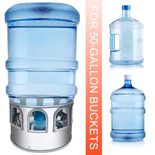 Chicken Water Heater,Heated Chicken Waterer 5 Gallon,Chicken Coop Accessories in Winter for 5 Gallon Buckets,Heated Water Bowl for Chickens, Ducks, Pigeons, (Does not Contain Buckets).