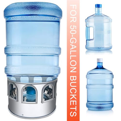 Chicken Water Heater,Heated Chicken Waterer 5 Gallon,Chicken Coop Accessories in Winter for 5 Gallon Buckets,Heated Water Bowl for Chickens, Ducks, Pigeons, (Does not Contain Buckets).