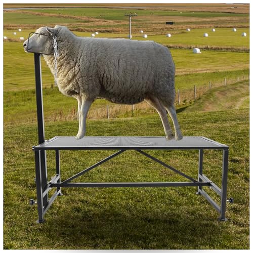 Kojem Milking Stand 51x23 Inches, Livestock Trimming Stand for Goats,