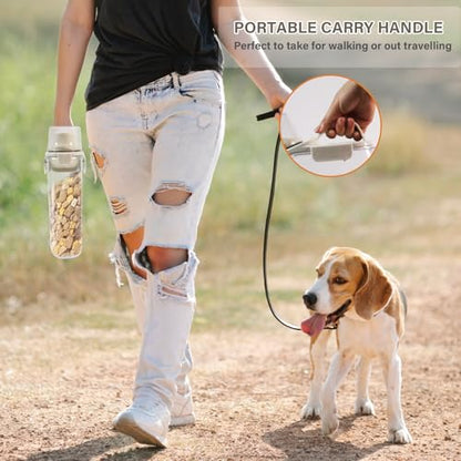 Pet Food Storage Container with Measuring Cup and Pour Spout - Airtight, Leakproof, Portable Pet Food Dispenser for Travel - 2.8L - color: CAT