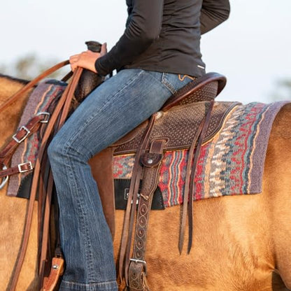 Classic Equine ESP Contour Blanket Top Pad, 3/4-inch, Slate-Fawn, 34 x 38