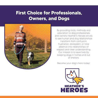 Heather's Heroes The Sidekick No-Pull Leash Black - color: Black, size: Mini (1/4")