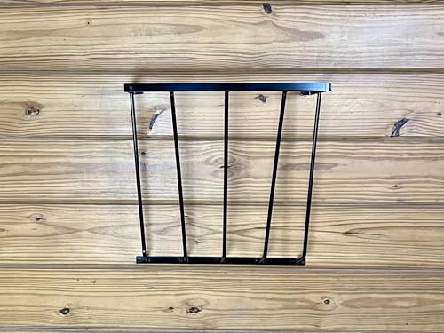 Dutch Ranch Heavy Duty Steel Wall Hay Rack, Black, 18.5" Long