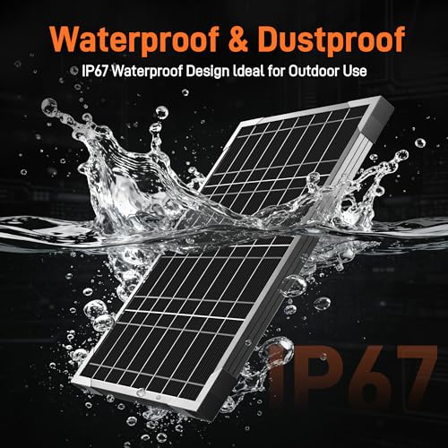 Voltset 12V 10W Solar Panels Kits for Gate Opener Electric Fence - style: 10W Pro