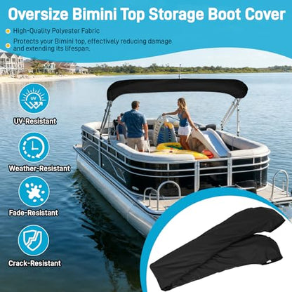 Oversize Bimini Top Storage Boot Cover, Bimini Top Cover Boot
