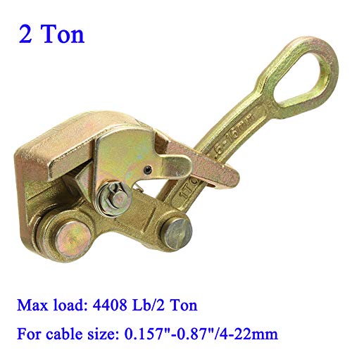 Wogoboo Cable Grip Wire Gripper Steel Cable Puller Tool - size: 2T