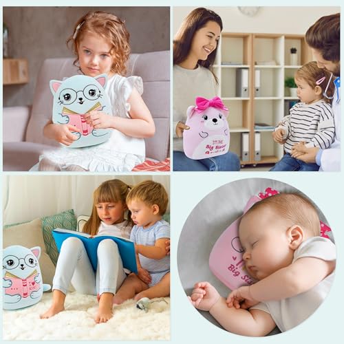 Cute Cat Stuffed Animal: 8 Inch Blue Cat Book Lover Gifts Soft Reading Buddies Plush Toy, Plushie Pillow Gifts for Kids Girls Boys, Bookworm Classroom Decor - style: Book Lover Cat