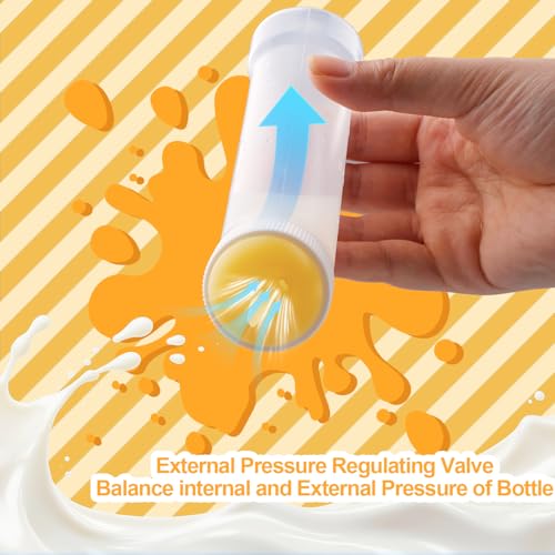 Kitten Nursing Nipple with Syringe, Wide Mouth Angled Puppy Feeding Bottles, with Ventilation Valve Resistant Tearing for Puppies, Kittens, Rabbit, Small Wildlife (M Nipple,Yellow) - color: Yellow, size: Model 2