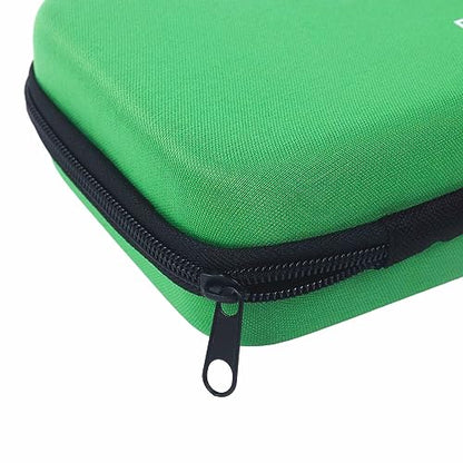 First Aid Hard Case Empty, Green BB EVA Medical Bag for Home, Health, Camping, Outdoors (10.4x4.7x2.4 inches) - color: Green BB