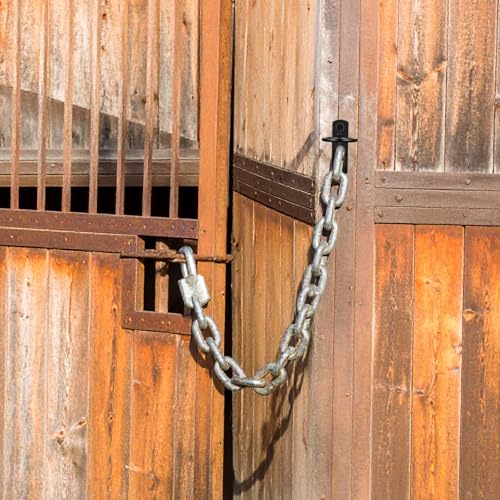8 Pcs Bucket Hooks for Horses Metal Equestrian Water Bucket Hook Hangers Horse Stalls Feed Barn Farmhouse Supplies (Black)