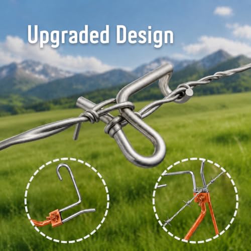 Fence Wire Tightener Barb Wire Fence Tools for Wire Farm Garden