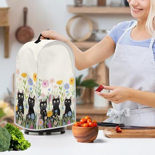 Blender Cover, Universal Home Small Appliances Protective Cover Blender Cover Sturdy Stand Mixer Protective Cover Cute Cats - color: Cute Cats Prints