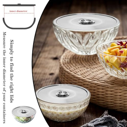 6.3in Milk Pot Lid, Stainless Steel Cover Bowl,Universal Lid for Pots | Small Mini Pan Lid, Bowl Covers, Reusable with Handle,Oven Safe,16CM - size: 16CM