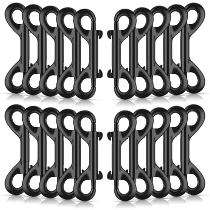 ERKOON 3.5 Inch Double Sided Clips Trigger Snaps for Horse (20 Pack) - size: 20 Pack