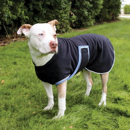Dura-Tech Heavy Fleece Dress Dog Coat | Plush Warmth for Chilly Barn Nights | Ideal for Horse & Equestrian Enthusiasts
