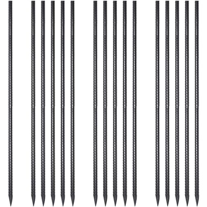 Rebar Stakes 48 Inch 16 Pcs Concrete Form Stake 1/2 Inch Dia Ground Anchors - size: 48"-Φ1/2"-16pcs