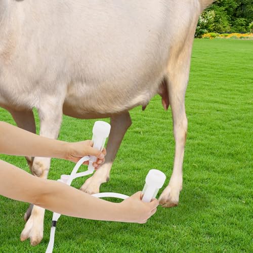 Miking Machine, 2in1 Electric Automatic Pulsation Vacuum Milker, 3/5/10/14l Portable Milker for Cows and Sheep (3 L) - size: 3 L