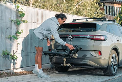 Thule Outpace 3 Bike Hitch Rack, 2" & 1.25" Hitch, 110lb Capacity - size: 3 bike