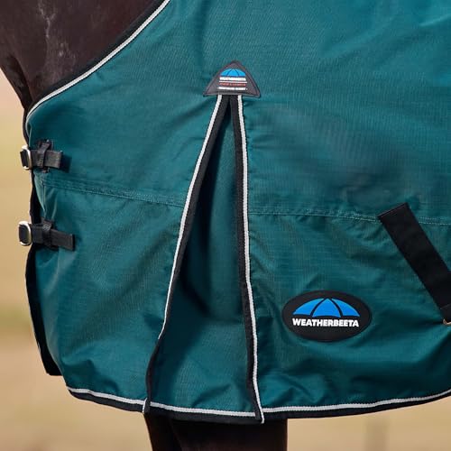 WeatherBeeta ComFiTec Classic Turnout 220g, Forest Green/Black, 63" - size: 63"